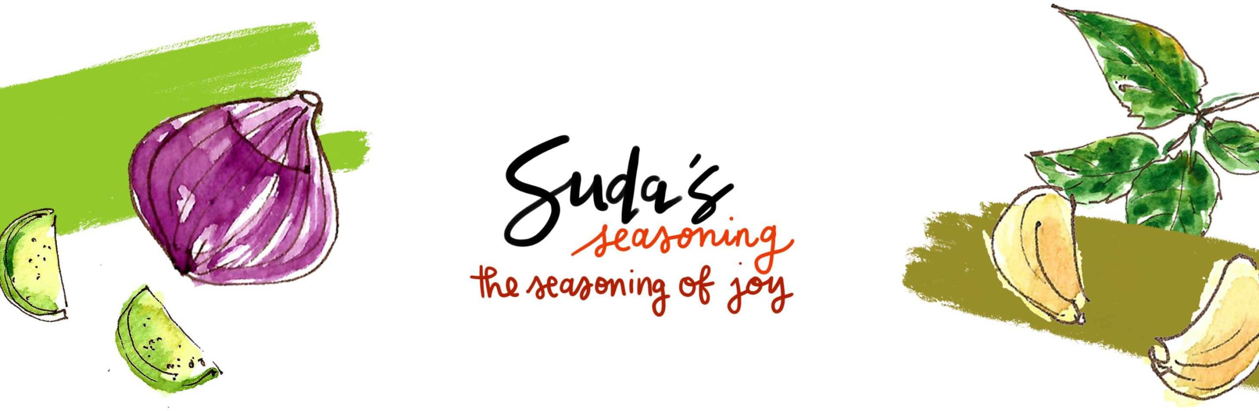 Suda's Seasoning Logo banner